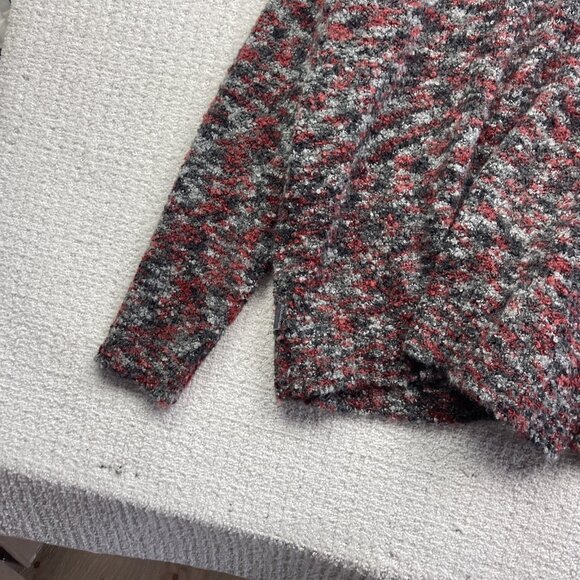 Woolrich Button Up Sweater Black / Red Women Size 2XL Wool Blend 9641 Cozy Knit - Picture 11 of 12